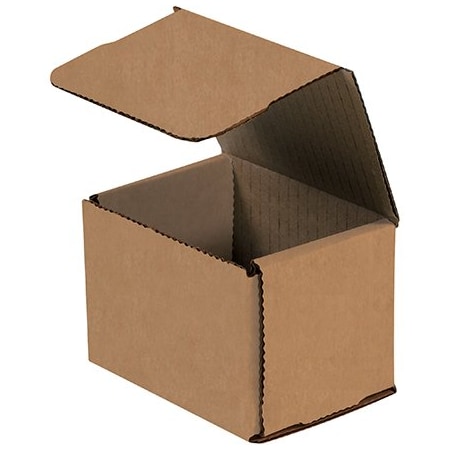 Bsc Preferred 4 x 3 x 3'' Kraft Corrugated Mailers, 50PK BUY00039227